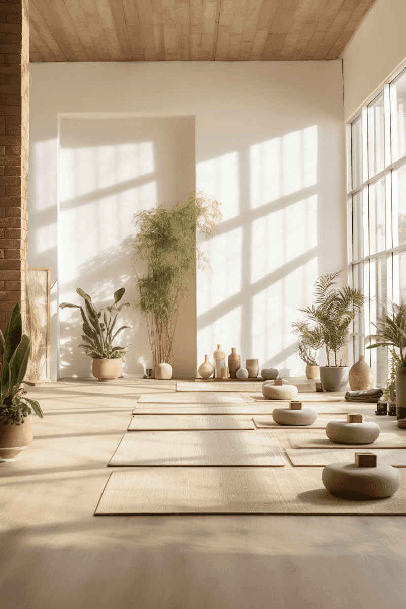 Bright interior studio